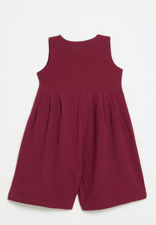 Pop Candy - Jumpsuit - maroon