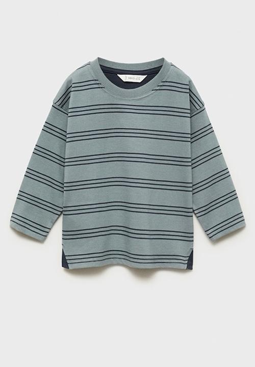 MANGO - T-shirt triple - medium green