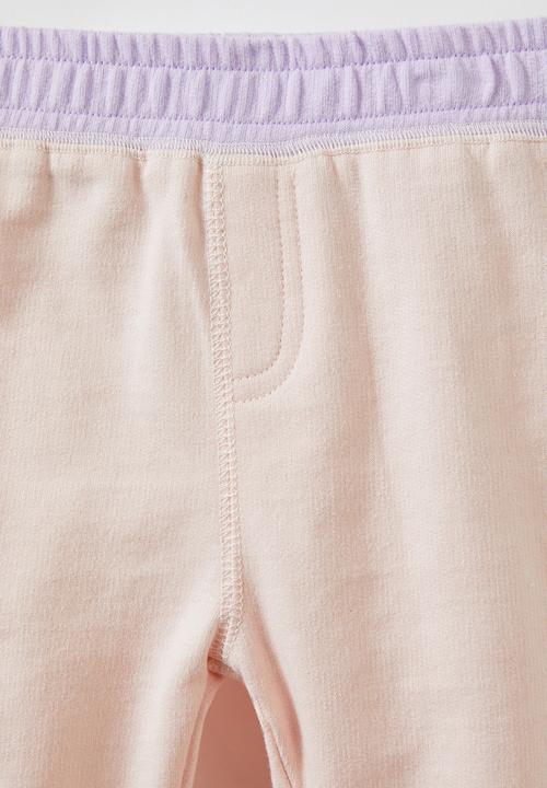 Cotton On - Felix trackpant - pink pearl/colourblock
