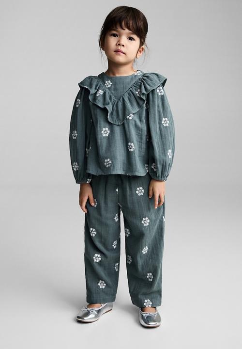 MANGO - Blouse lagonc - green