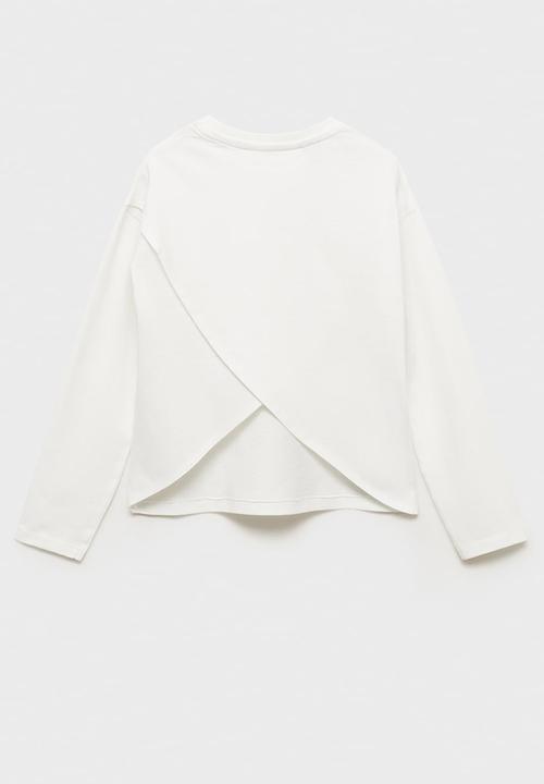 MANGO - T-shirt stones - natural
