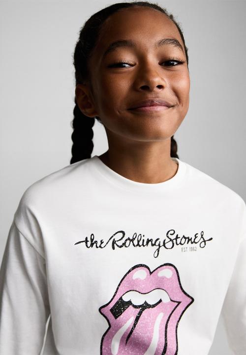 MANGO - T-shirt stones - natural