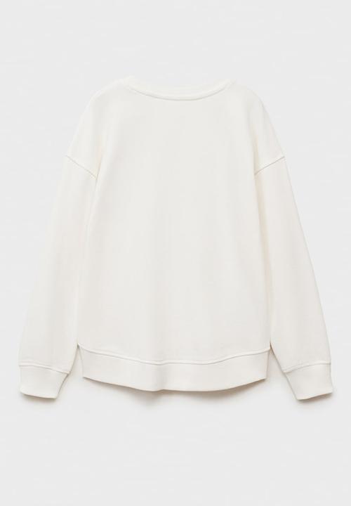 MANGO - Sweatshirt dublini - natural white