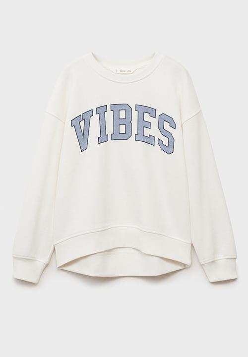 MANGO - Sweatshirt dublini - natural white