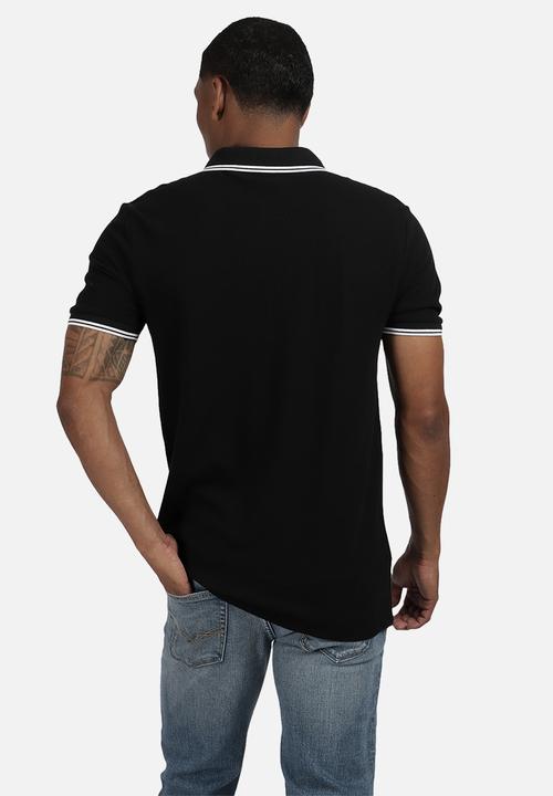 GUESS - Tipped Core Polo - Jet Black