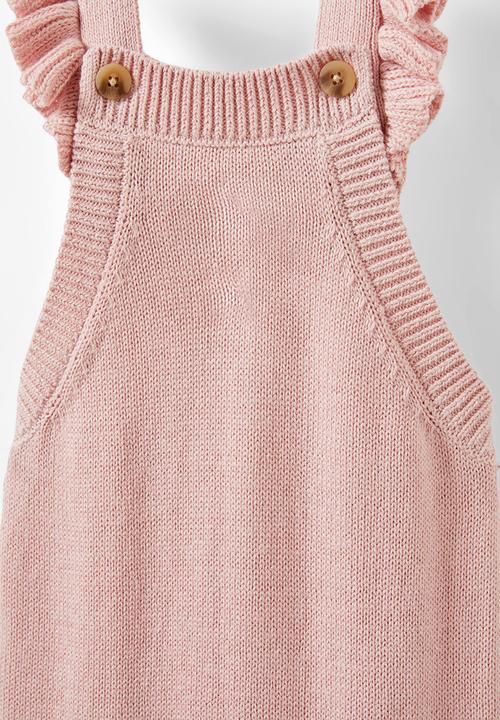 Cotton On - Organic knit dungaree - zephyr