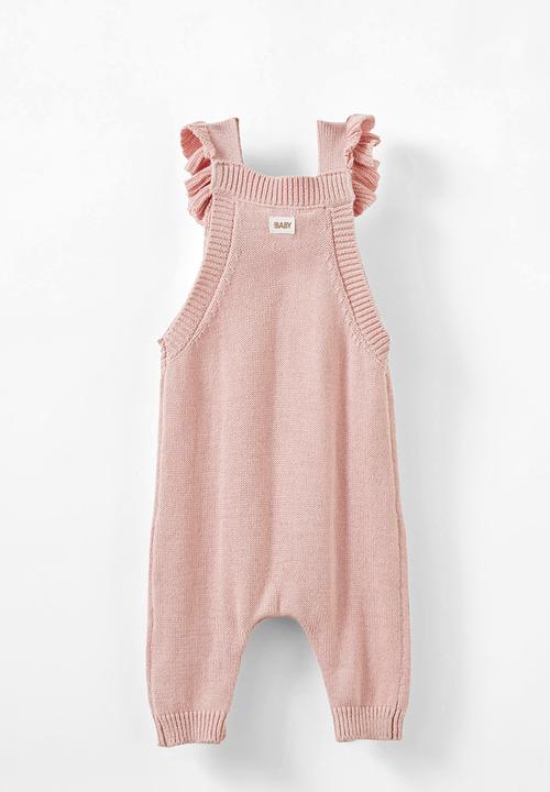 Cotton On - Organic knit dungaree - zephyr