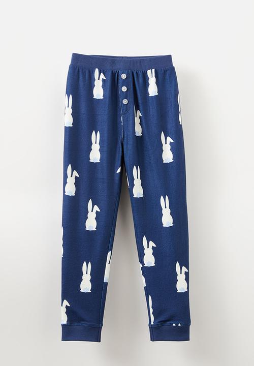 Cotton On - Chuck long sleeve pyjama set - in the navy bunny