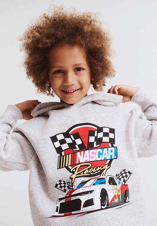 Cotton On - Nascar emerson hoodie - fog grey marle