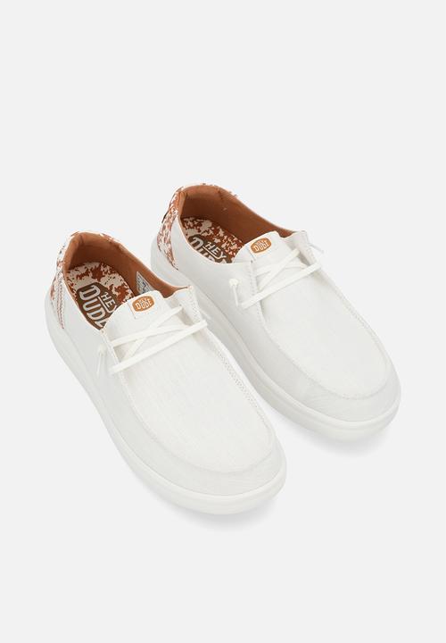 Hey Dude - Wendy Rise Animal slip on - White/Multi
