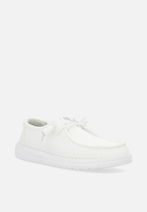 Hey Dude - Wendy Stretch Mesh slip on - White
