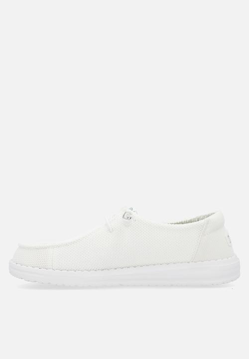 Hey Dude - Wendy Stretch Mesh slip on - White