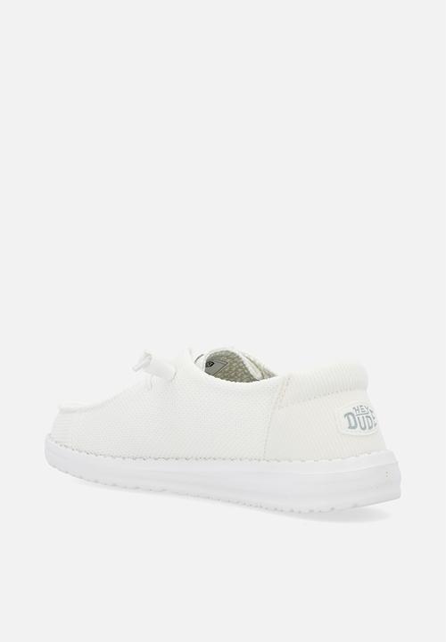 Hey Dude - Wendy Stretch Mesh slip on - White