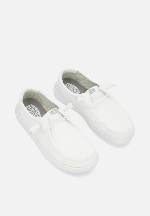 Hey Dude - Wendy Stretch Mesh slip on - White