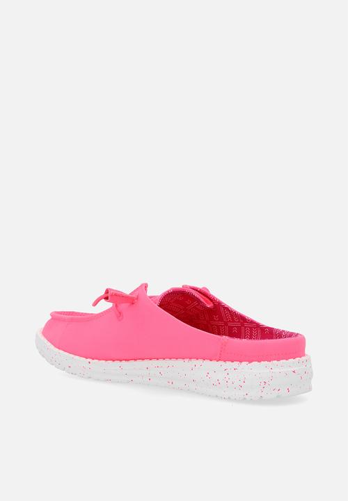 Hey Dude - Wendy Slip Classic slip on - Neon Pink