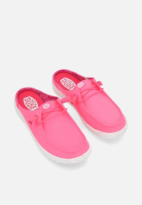 Hey Dude - Wendy Slip Classic slip on - Neon Pink