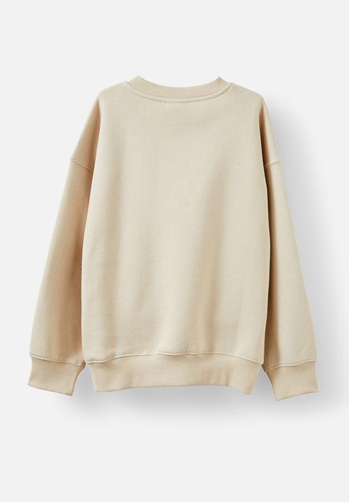 Cotton On - Sammy oversize crew - rainy day