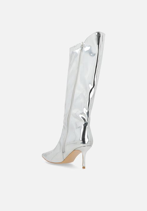 Public Desire - Amped  boot - silver mirror