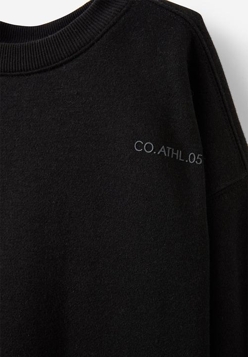 Cotton On - Sammy oversize crew - black