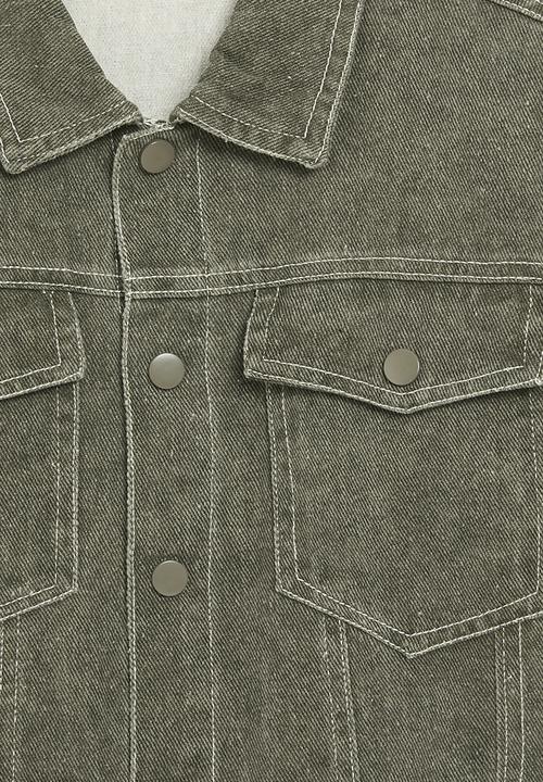 Pop Candy - Trucker jacket - charcoal