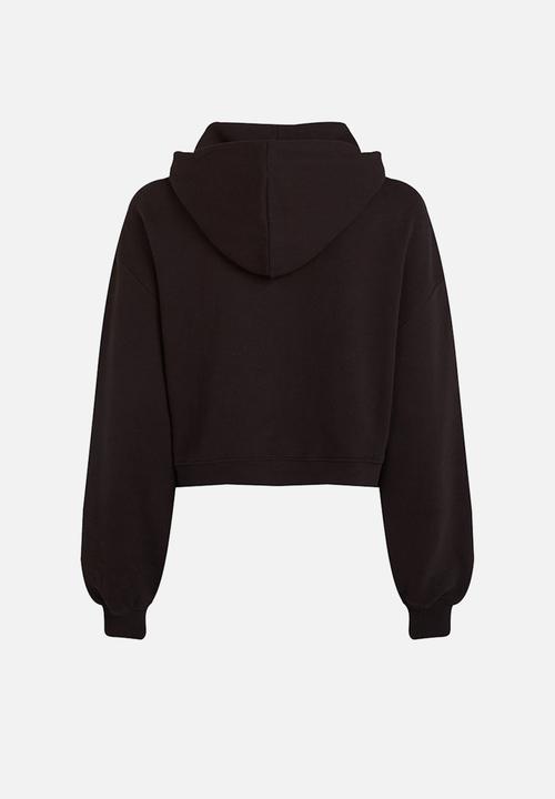Calvin Klein - Plus chenille monologo hoodie - ck black
