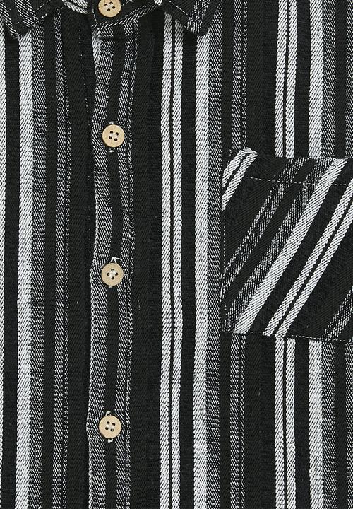 Pop Candy - Striped shirt - black & white
