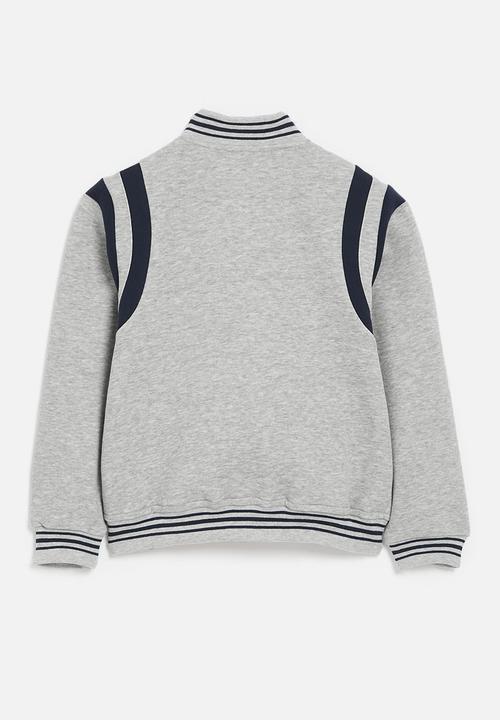 Pop Candy - Baseball jacket - blue & grey