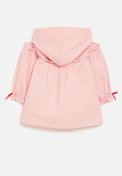 Pop Candy - Hooded button down dress - pink