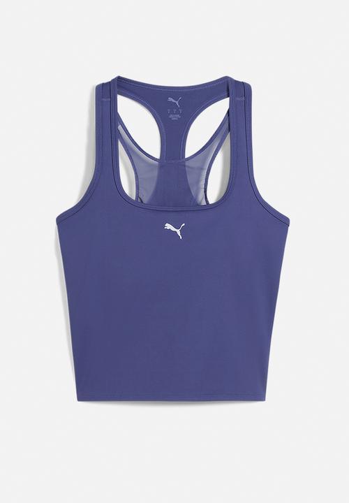PUMA - W Cloudspun Mesh 2In1 Tank - Blue Crystal