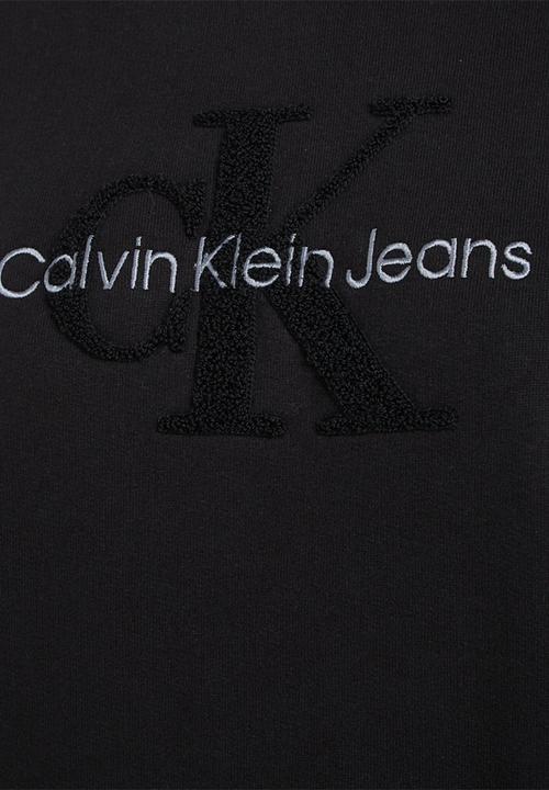 Calvin Klein - Plus chenille monologo crewneck - ck black