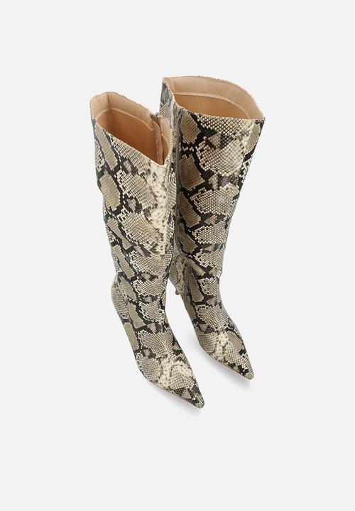 Public Desire - Amped  boot - snakeskin