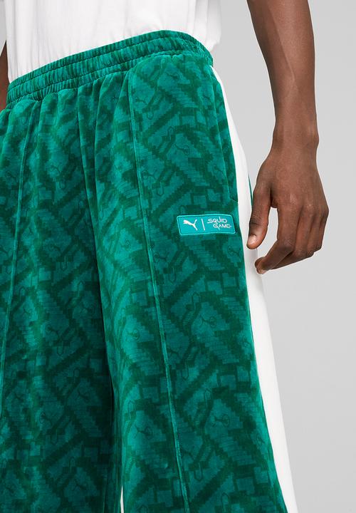 PUMA - PUMA X SQUID GAME T7 Iconic Straight Track Pants - Mint Tea