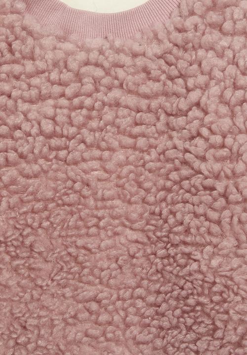 Pop Candy - Teddy fleece sweater-pink