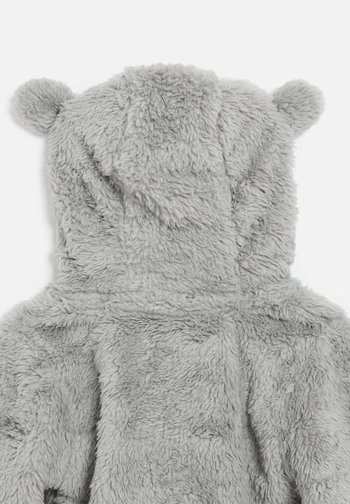 Pop Candy - Hooded zip thru jacket-grey