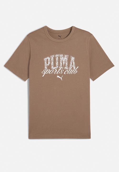 PUMA - PUMA CLASS Graphic Tee - Totally Taupe