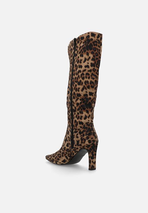 Public Desire - Pose  boot - leopard