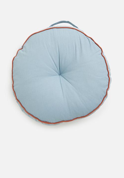Sixth Floor - Amaana floor cushion - Blue