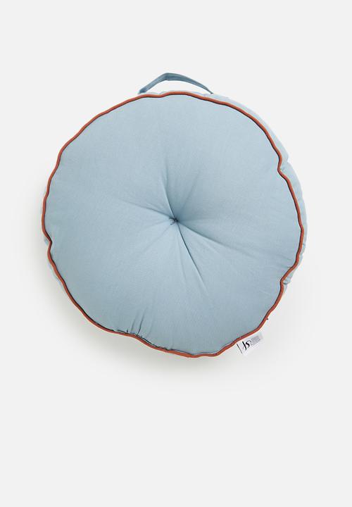 Sixth Floor - Amaana floor cushion - Blue
