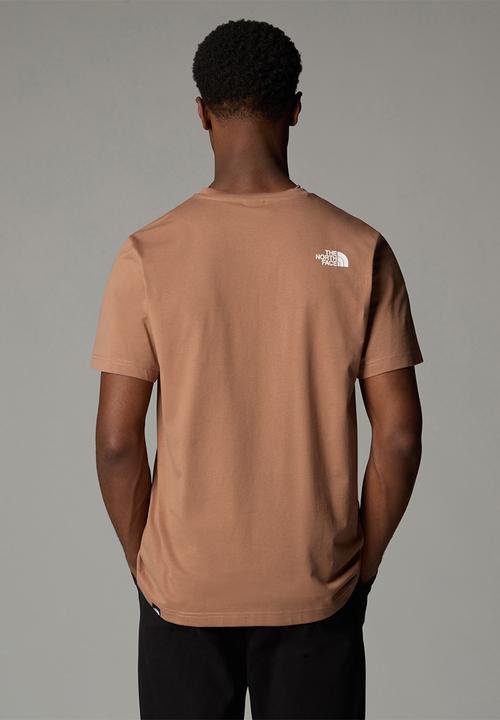 The North Face - S/s easy tee - latte/tnf white