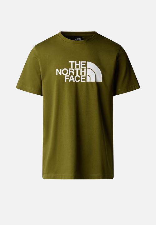 The North Face - S/s easy tee - forest olive/tnf white