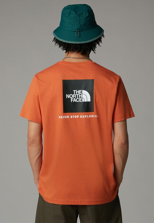 The North Face - S/s box nse tee - iron bronze/tnf black