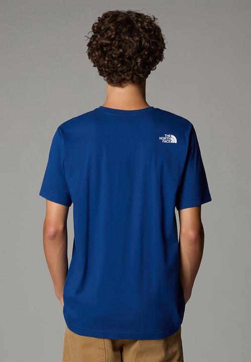 The North Face - S/s mountain line tee - estate blue