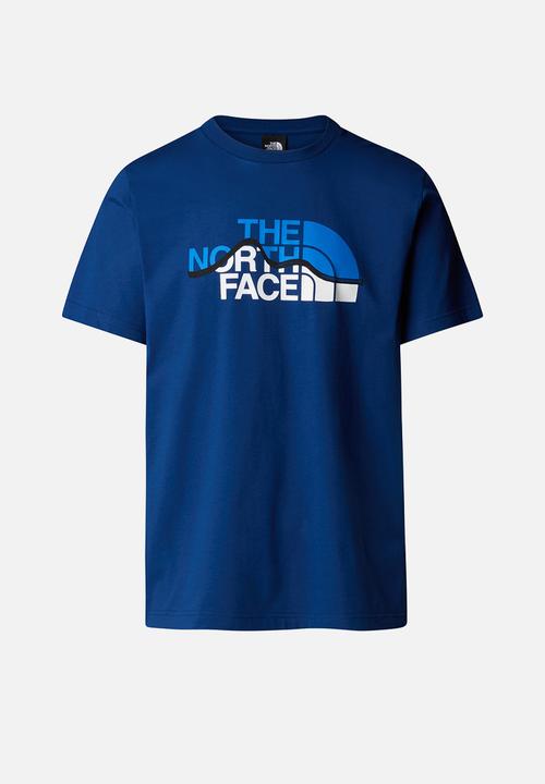 The North Face - S/s mountain line tee - estate blue