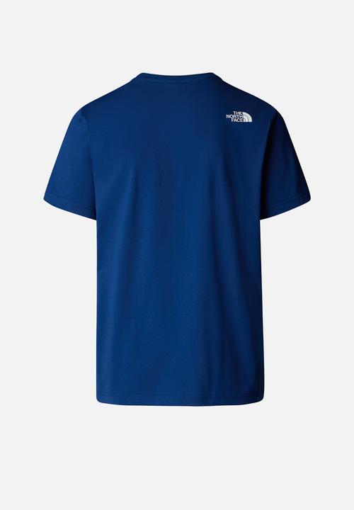 The North Face - S/s mountain line tee - estate blue