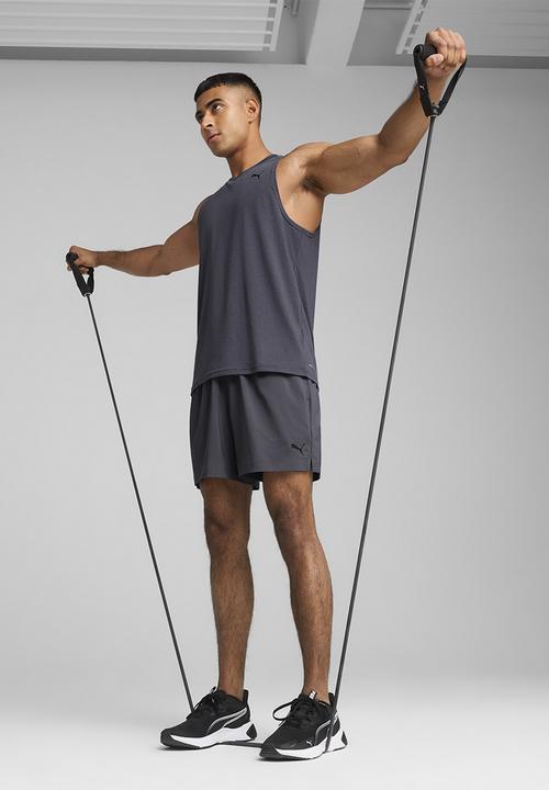 PUMA - M TAD ESSENTIALS 5" Woven Short - Galactic Gray