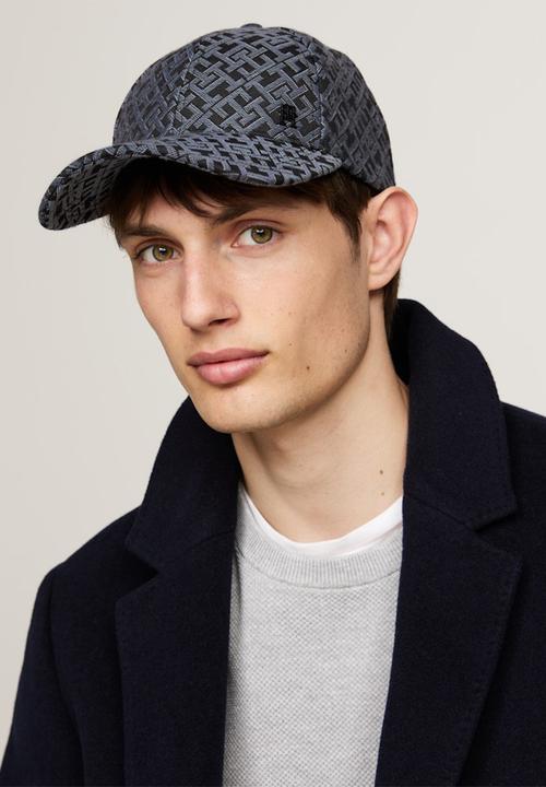 Tommy Hilfiger - Th Monogram Aop 6 Panel Cap - Black