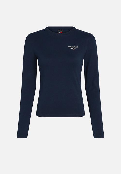 Tommy Hilfiger - Tjw Slim Essential Logo 2 Ls Ext - Dark Night Navy