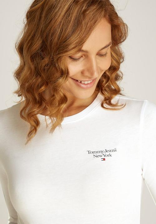 Tommy Hilfiger - Tjw Slim Essential Logo 2 Ls Ext - White