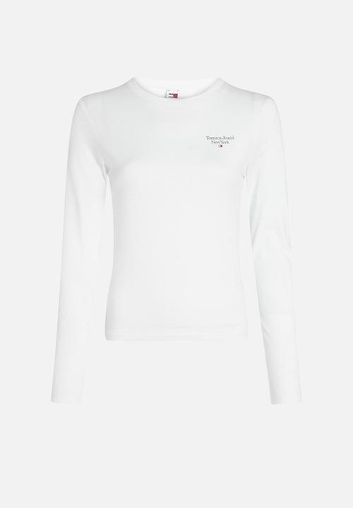 Tommy Hilfiger - Tjw Slim Essential Logo 2 Ls Ext - White