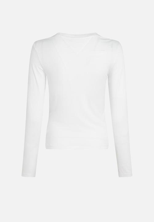 Tommy Hilfiger - Tjw Slim Essential Logo 2 Ls Ext - White